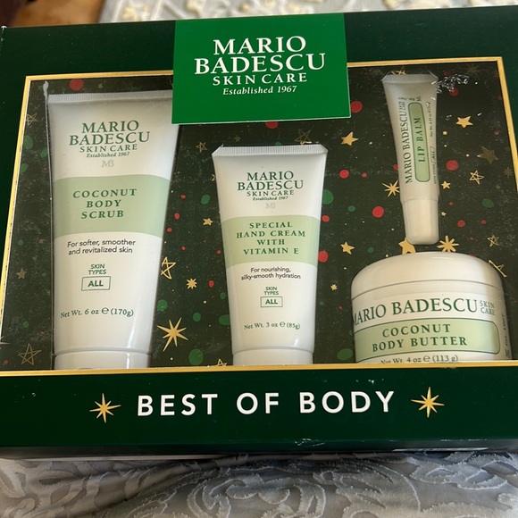 NIB Mario Badescu 4Pc.Skincare Set for healthy radiant skin from head to toe new